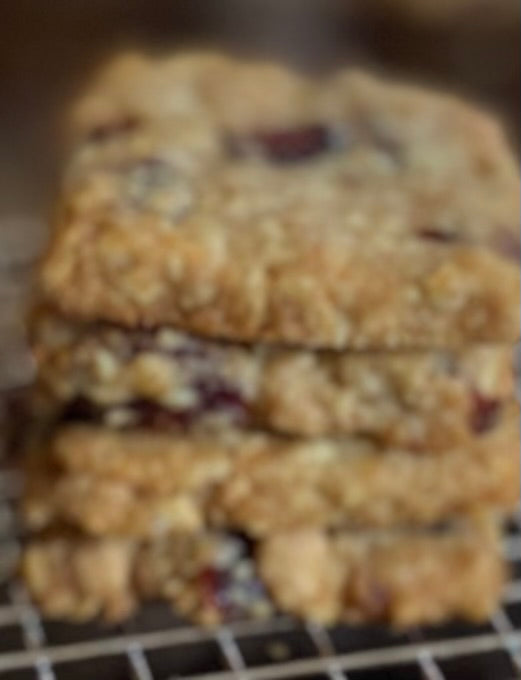 White Chocolate Cranberry Oat Cookies